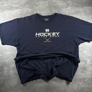 Y2K notre dame hockey t shirt
